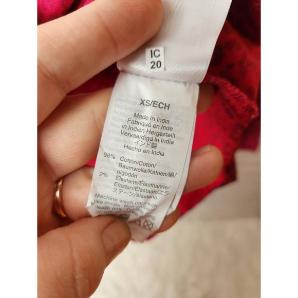 J.Crew Womens Button Front Shirt Multicolor Leopard Long Sleeve Stretch XS - Picture 6 of 6